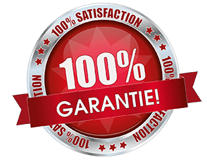 logo Garantie 100% satisfait ou remboursé, aucun risque pour vous