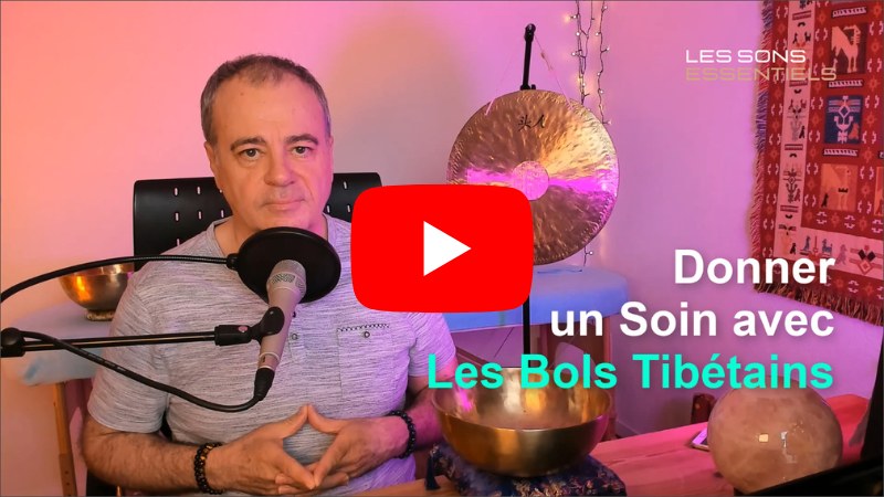 Photo de la vidéo de présentation de la Formation Bols Tibétains